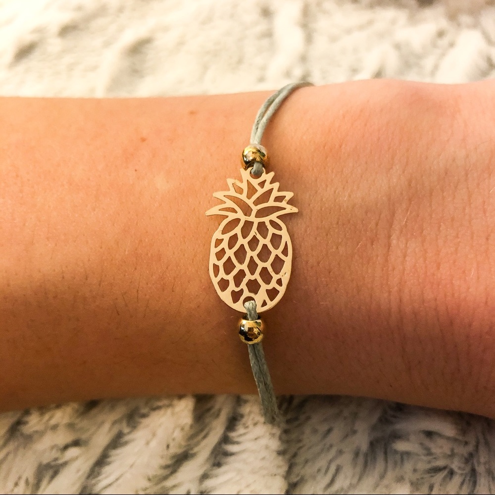 Gold Pineapple Bracelet